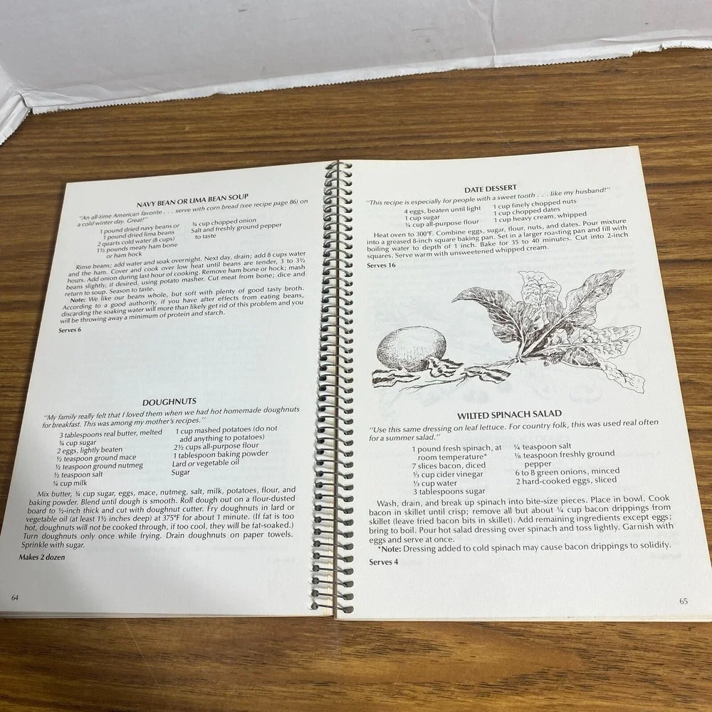 More Family Favorites Miriam B Loo 1980 Cookbook Ring Bound Illustrated Vintage